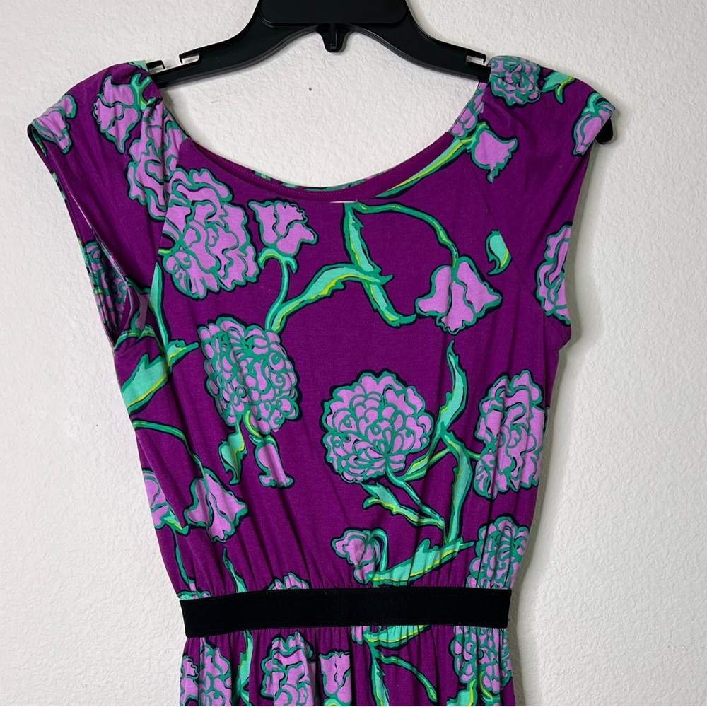LILLY PULITZER Women’s Hollyhock Posie Laney Purple Dress XS - Picture 5 of 9